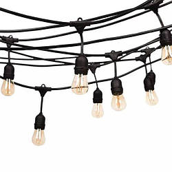 Гірлянда вулична Белт Лайт без ламп під 40 LED-лампи чорний дріт 10 м (8579608)