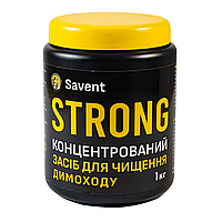 Концентрированное средство Savent STRONG 1 кг порошок для немеханической чистки дымохода от сажи и смолы