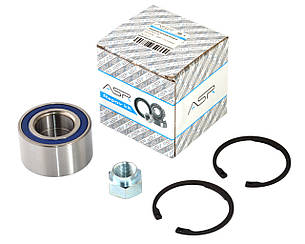 Ремкомплект маточини ВАЗ 1117-19 передній (підшипник (256707) — 1 шт. стоп. кільце — 2 шт., гайка — 1 шт.), фото 1