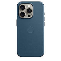 Чехол FineWoven Case with MagSafe for Apple iPhone 15 Pro Max Pacific Blue