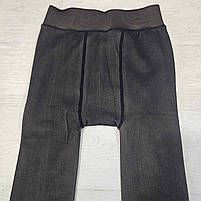 Жіночі утеплені колготки із імітацією капронових оптом, M/L-XL/XXL рр., арт. N-232005, фото 5