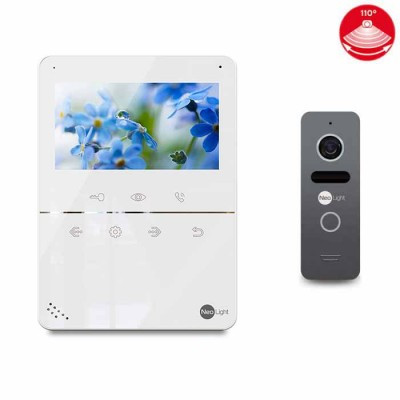 Комплект відеодомофона NeoLight Tetta і NeoLight Solo Graphite (NeoLight NeoKit 1)
