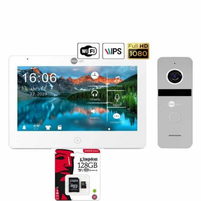 Комплект відеодомофону Neolight Mezzo HD WF та Neolight Solo FHD (Graphite/Silver)