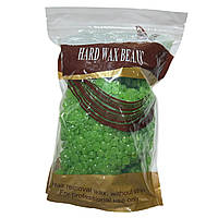 Воск для депиляции Hard Wax Beans 500 г, салатовый