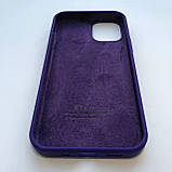 Чохол-накладка  Silicone Case для Apple iPhone 12, 12 Pro Ultra Violet, фото 3