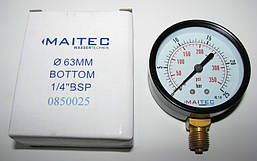 Манометр радіальний MAITEC (1/4") 0 - 25 бар