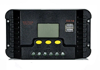 Контролер заряду АКБ від сонячної батареї UKC CP420A-20A, 12-24В, екран, 2хUSB