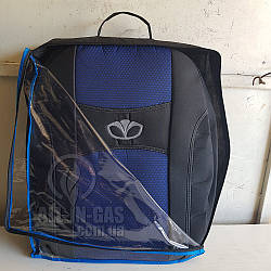 Чохли Daewoo Matiz хэтчбек 1998- (Синій) / автомобільні чохли на Део Матіз "Nika Lux"