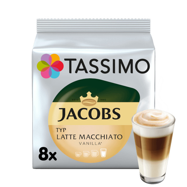 Кофе в капсулах Tassimo Latte Macchiato Vanilla 8 шт Тассимо Латте (ID ...