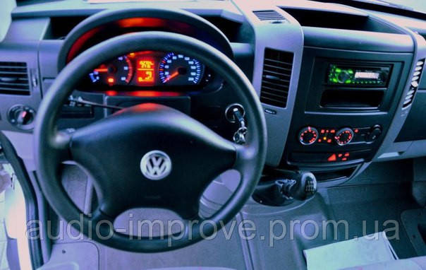 Переходная рамка 1 Din Mercedes Sprinter VW Crafter climat ACV - фото 2 - id-p714526679
