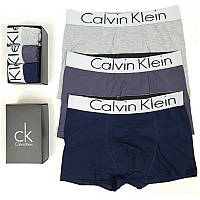 Комплекты мужского белья 3шт Calvin Klein. Мужские трусы-боксеры Кельвин Кляйн. Набор нижнего белья в коробке