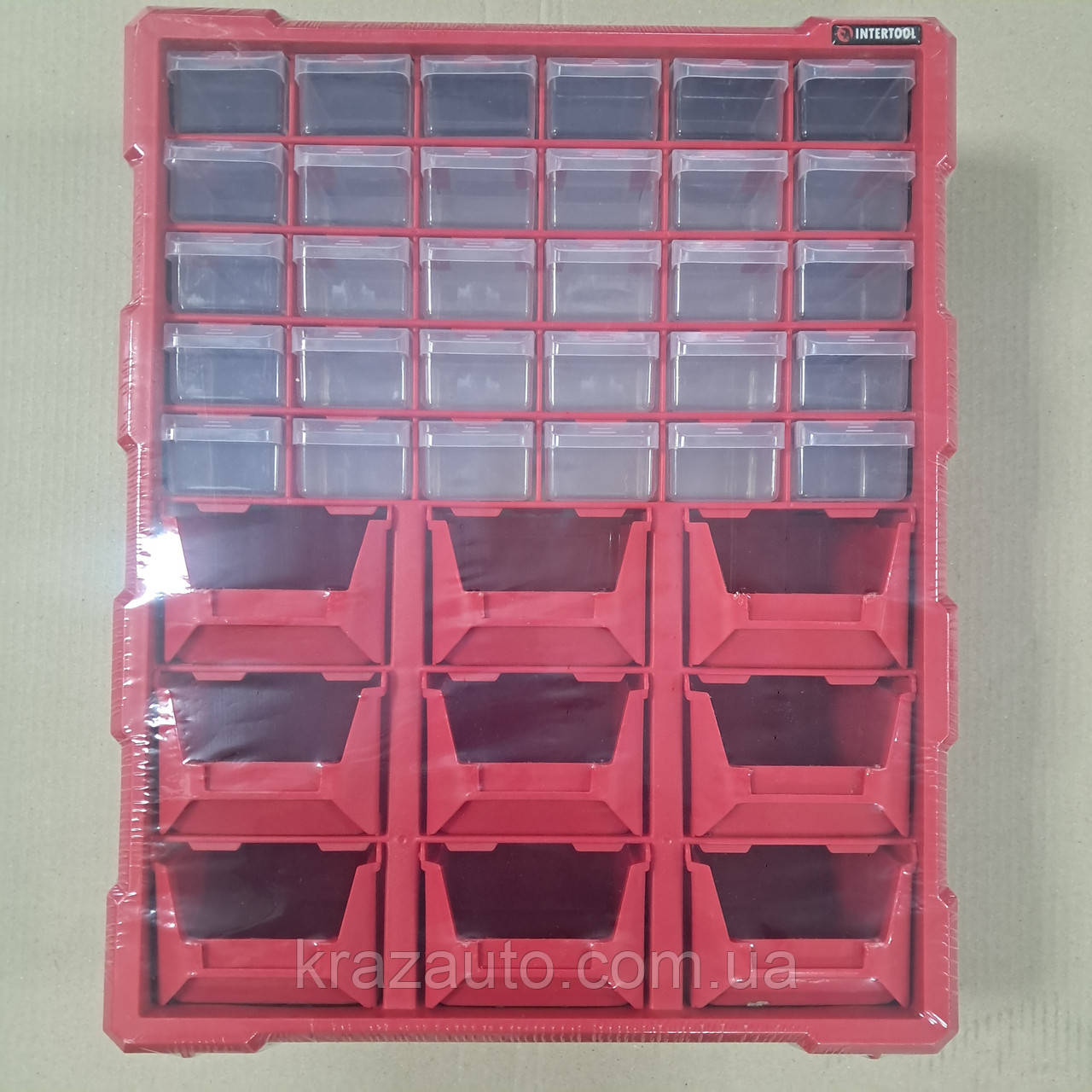 Органайзер 19" 475*380*160 мм, 39 комірок INTERTOOL BX-4013, фото 1