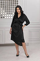 Сукня шовк стильне з рукавом, фото 4