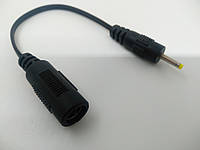 DC кабель живлення штекер 2.0х0.7мм - гніздо2.1/5,5 (провід 0.22 мм), 20см