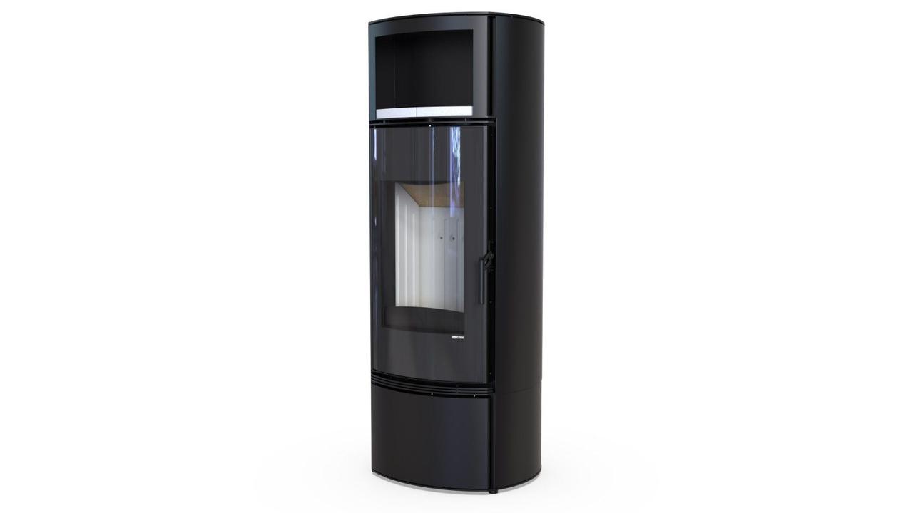 Сталева піч Defro Home ORBIS EXTENTO H Чорний, фото 1