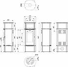 Сталева піч Defro Home ORBIS EXTENTO H Червоний, фото 2
