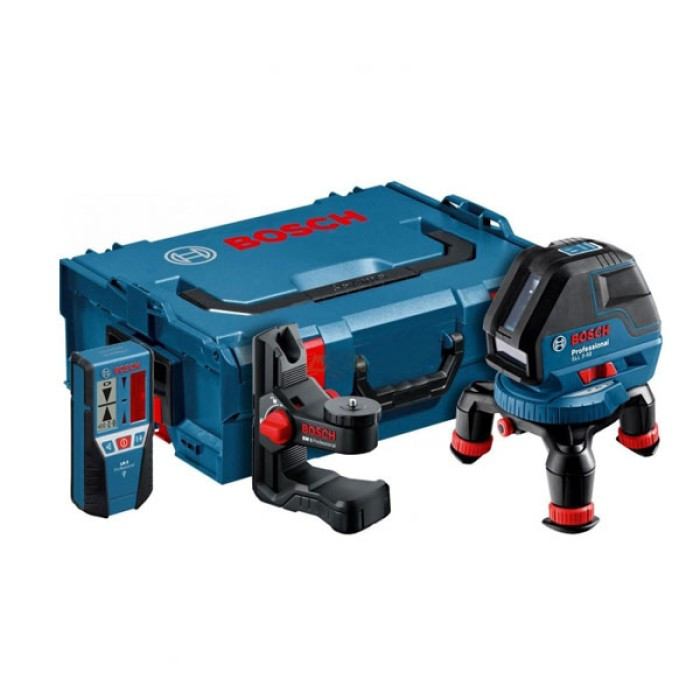 Bosch Нівелір лазерний GLL 3-50 + BM1 + LR2 L-Boxx, фото 1