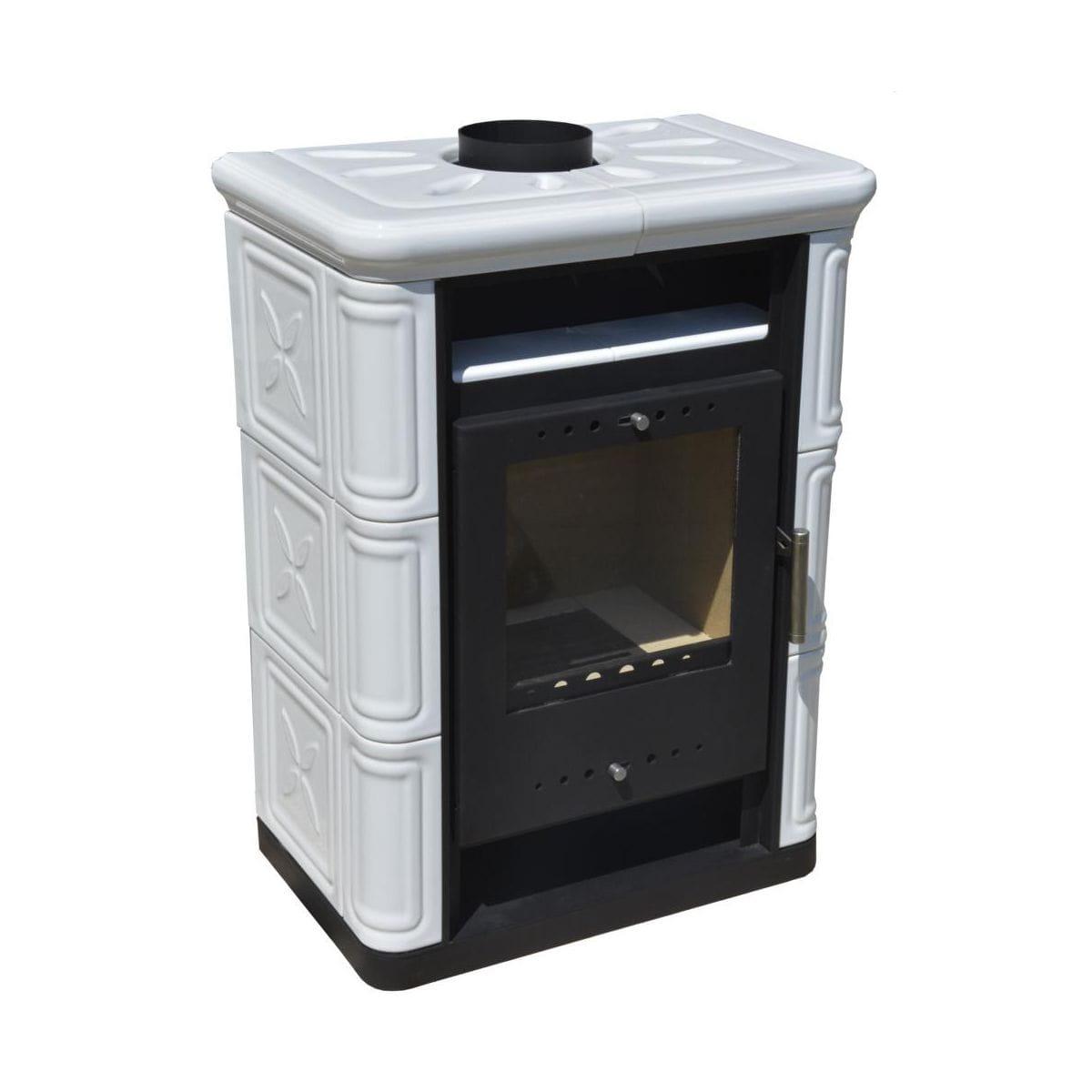 Кахельна піч Nordflam ARTA White, фото 1