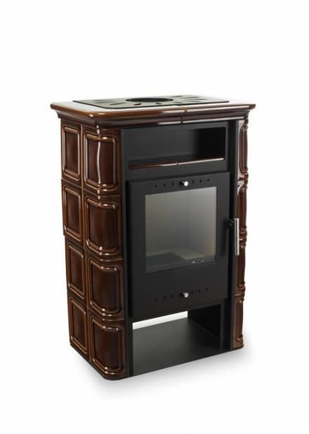 Кахельна піч Nordflam VERA Brown, фото 1