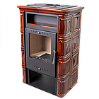 Кахельна піч Nordflam VERA Brown, фото 4