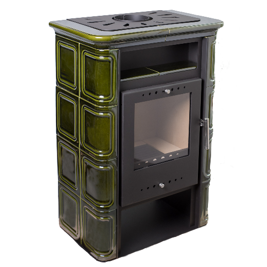 Кахельна піч Nordflam VERA Green, фото 1