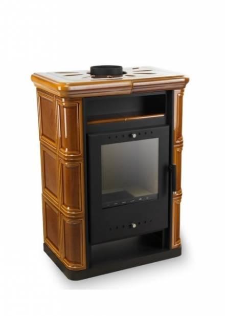 Кахельна піч Nordflam SENTRA Brown, фото 1