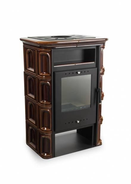 Кахельна піч Nordflam CORIA Brown, фото 1