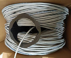 Кабель витая пара U/UTP cat.5E 4х2х24 AWG, медь внутренний, неэкранированный, ЗЗЦМ (Запорожье)