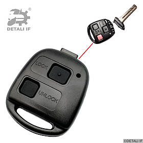 Корпус ключа ключ ES330 ключ Lexus 2 кнопки з індикатором 8975153010