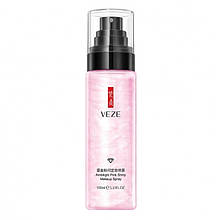 Спрей для закріплення макіяжу Veze Ambilight Pink Shiny Makeup Spray, з екстрактом алое, лотоса та