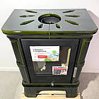 Кахельна піч Nordflam FROVI Green, фото 5