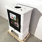 Піч на дровах до 50 м² Nordflam FROVI White. Сучасне опалення з кахлю 5 кВт Польща, фото 9