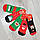 Махрові дитячі шкарпетки з новорічним візерунком (ND3365), фото 3