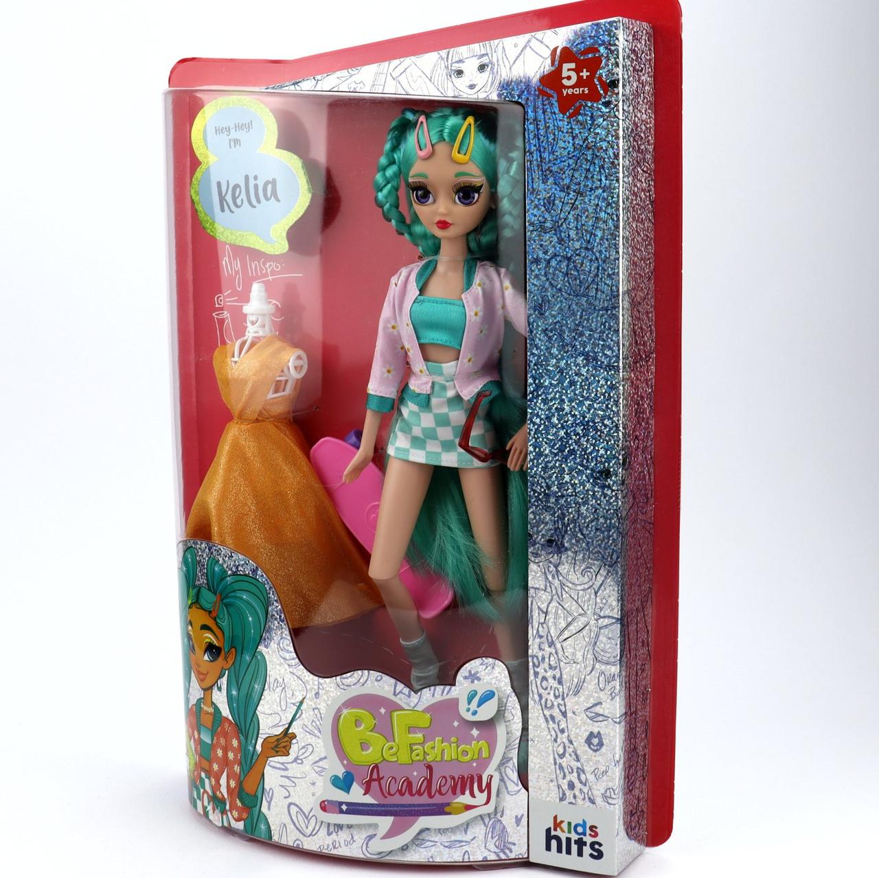 KH25/05 Лялька Kids Hits Be Fashion Academy Kelia 28 см модна академія, коробка 25.5*37*7 см