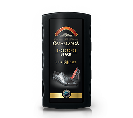 Велика губка-блиск для взуття Casablanca, чорна