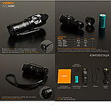 Портативний світлодіодний ліхтарик VIDEX VLF-A055 600 Lm 5700 K, фото 4