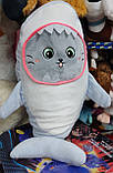 М'яка іграшка кіт в акулі кіт акула 55см дуже М'яка, фото 5