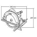 Пила дискова Makita N5900B (2 кВт, 235 мм), фото 3