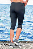 Капрі жіночі для заняття спортом чорні, фото 5