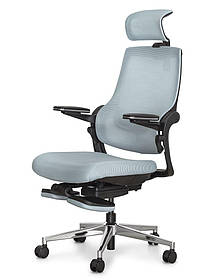 Офісне ортопедичне крісло для комп'ютера з підставкою для ніг | Mealux Y-565