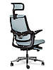 Офісне ортопедичне крісло для комп'ютера з підставкою для ніг | Mealux Y-565, фото 4