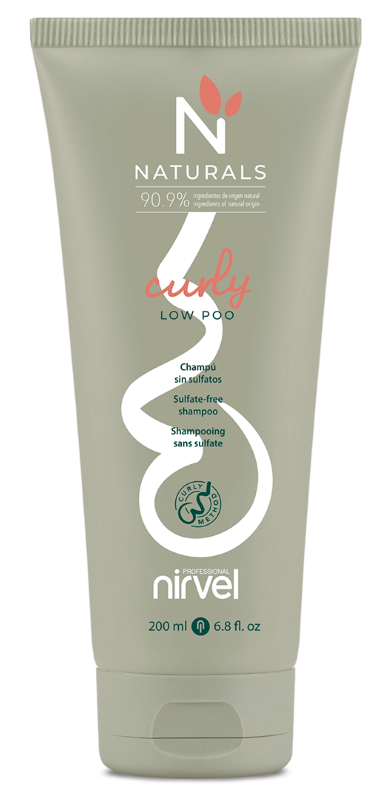 Шампунь для кучерявого волосся Nirvel Naturals Curly Low Poo