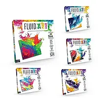 Картина своими руками "Fluid ART" FA-01 набор креативного творчества Danko Toys