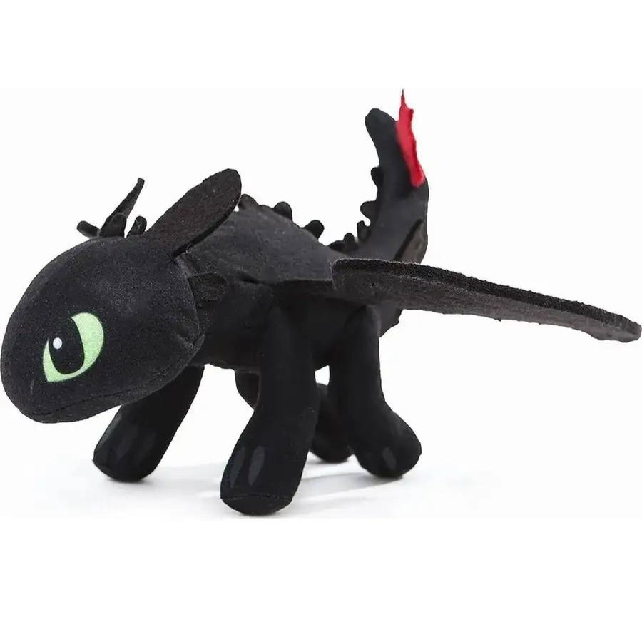 Гипоаллергенная игрушка-обнимашка дракон Беззубик, Ночная Фурия 35 см Черный - фото 4 - id-p2020541475