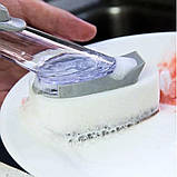 Щітка з дозатором для миття посуду Automatic Decontamination Wok Brush багатофункціональна з насадками, фото 8