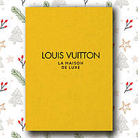 Женский недатированный ежедневник Louis Vuitton А5, деловой блокнот желтая обложка стиль LV 208 страниц