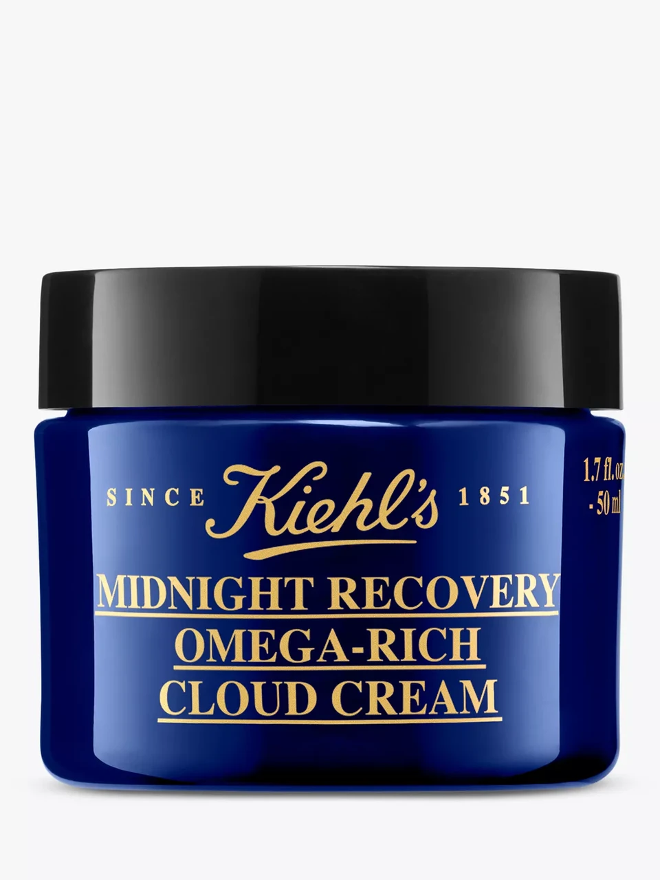 Нічний відновлюючий крем для обличчя Kiehl’s Midnight Recovery Omega-Rich Cloud Cream 50 мл