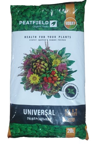 Торф'яний субстрат Peatfield "Універсальний" 20 л, Україна, фото 1