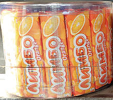 Жувальні цукерки Лімбо Orange з апельсиновим смаком 12 г 40 штук