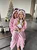 Кігурумі дитяча костюм піжама Стіч Stitch фліс (134/140/146/152) рожевий, фото 3